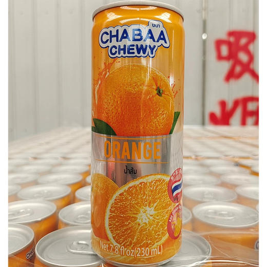 恰芭粒嚼橙子汁饮料230ml 商品图2