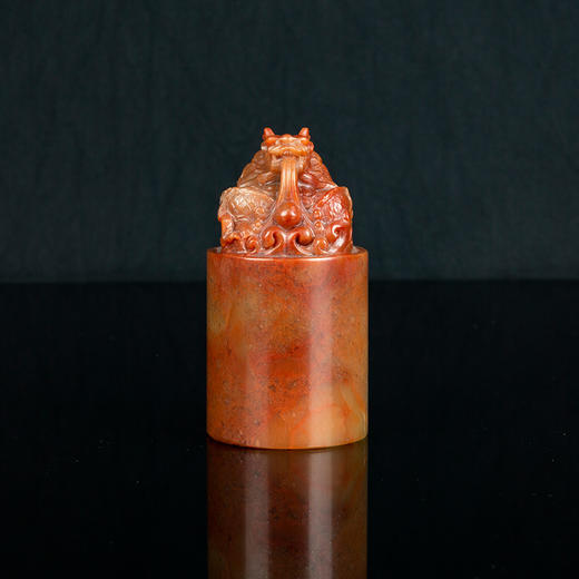 西泠印社4cm直径*7.5cm大印面龙头印章 商品图0