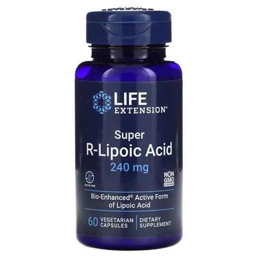 沿寿LIFE EXTENSION Super R-Lipoic Acid  超级硫辛酸 60粒/瓶 商品图0