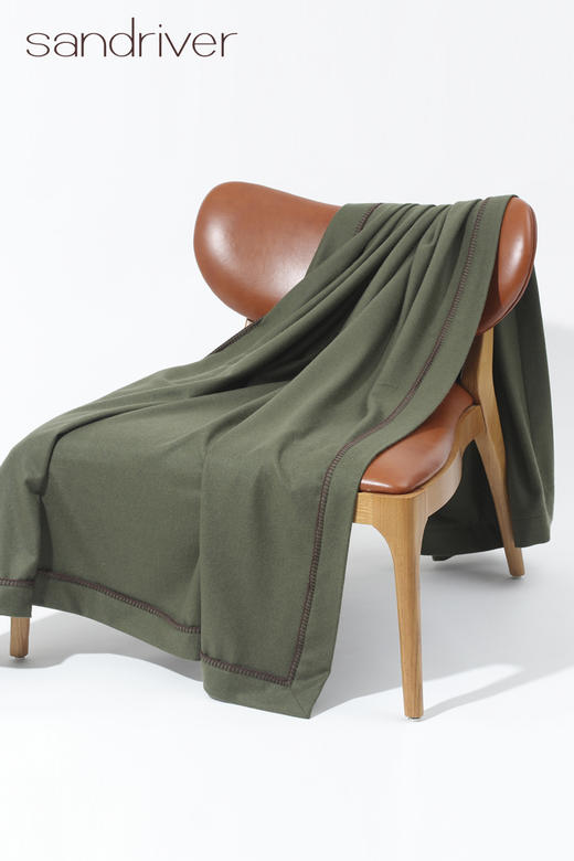 羊绒折边绣花毯 SJF95P722A（大号） 商品图2