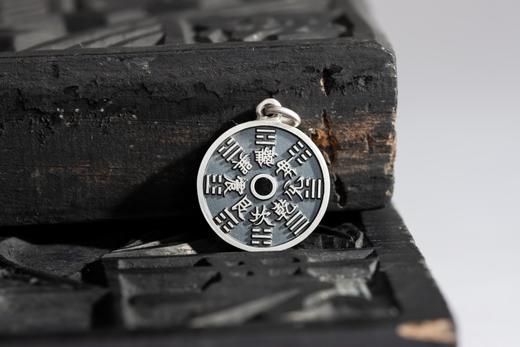 矩德泉坊 纯银手作    四灵挂坠（朱雀1.7厘米版）678 商品图5