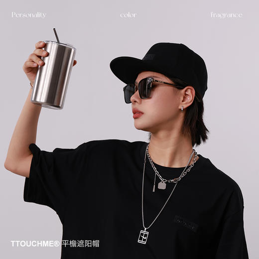 【19.9加购】定制款TTOUCHME帽子男女通用百搭平檐遮阳帽  嘻哈帽 商品图5