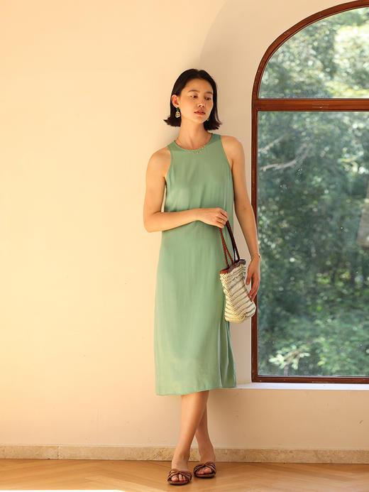 【合作款】HeyDress铜氨无袖连衣裙 商品图4