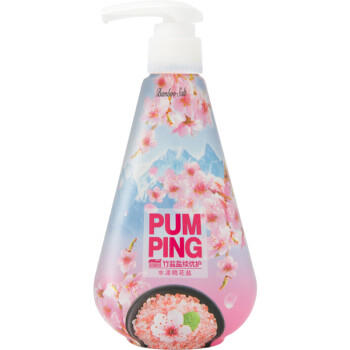 竹盐LG派缤按压式牙膏285g*1瓶水漾桃花盐清爽口感减轻牙渍清洁口腔 商品图5