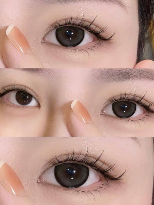 日抛 黑糖果冻 kikicon 14.5mm 10片 非离子 日抛无售后【1盒1个度数 不同度数拍2盒】 商品图3