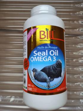 Bill 海豹油500mg 500粒 保质期到：2027年底