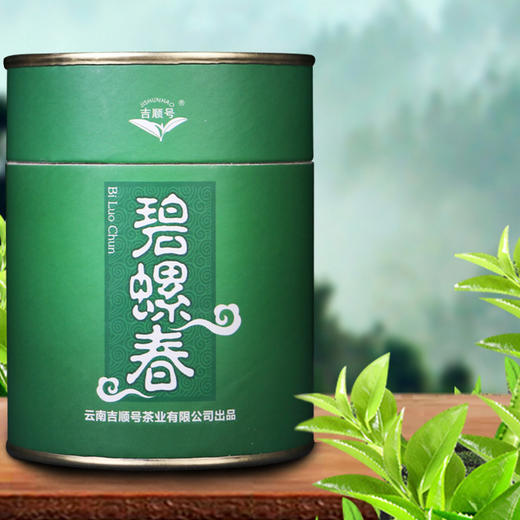 【买3送1】吉顺号2025年新茶碧螺春绿茶云南大叶种滇绿早春茶叶 商品图6