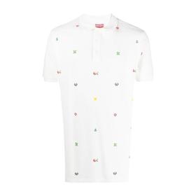 【特价商品不退不换】KENZO POLO衫男  FD55PO0054PU-02 OFF WHITE.COTTON