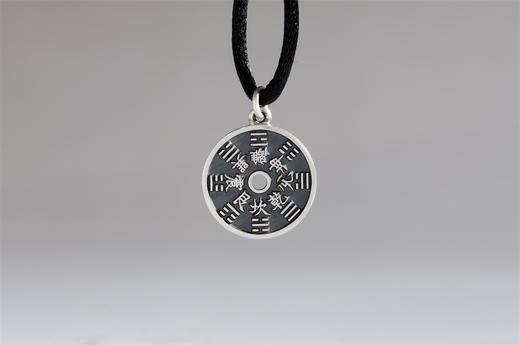 矩德泉坊 纯银手作    四灵挂坠（朱雀1.7厘米版）678 商品图1