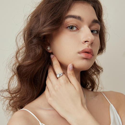 ARSIS 丨 流光系列 白月光戒指 商品图2