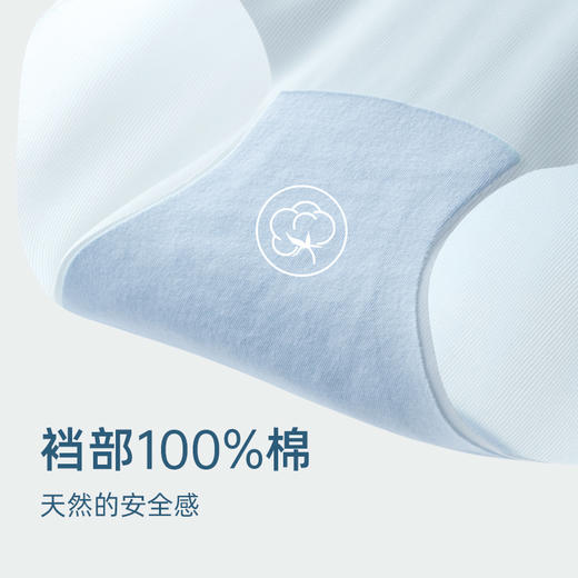 【3条装】弗利少女超薄无痕隐形内裤女士纯棉裆部短裤高弹透气三角裤 商品图2