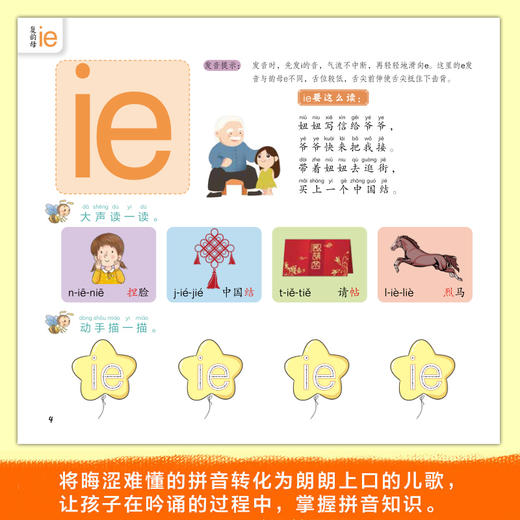 你好，拼音 （全6册）一套书玩转拼音！会唱儿歌的神奇拼音书 附赠拼音游戏棋+字母表+拼音卡   支持小达人点读！ 商品图2