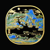 【现货】中国十大名画系列-千里江山图立体浮雕彩色荧光纪念章（10枚） 商品缩略图6
