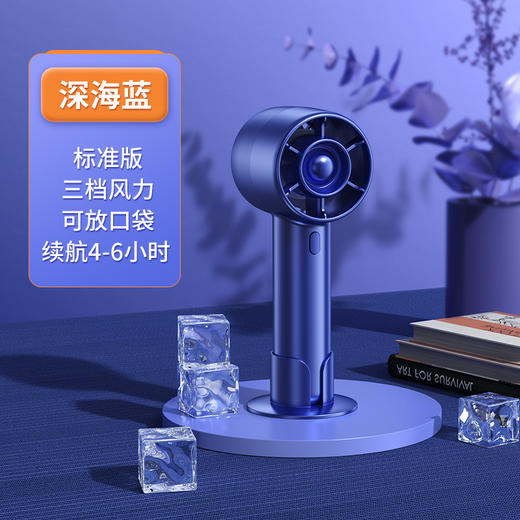 【2023新款迷你便携式手持小风扇】usb充电超静音大风力电风扇，强劲风力，加倍风速无声降噪持久续航 商品图5