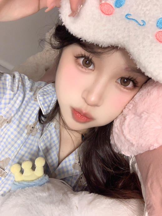 日抛 蜜糖椰奶 棕 kikicon 14.4mm 10片 非离子 日抛无售后【1盒1个度数 不同度数拍2盒】 商品图7