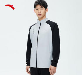 【L/3XL】安踏（ANTA）男针织运动外套2023夏季新款运动休闲通勤风衣夹克上衣152337724【库存有限，如无货将做退款，介意慎拍！】