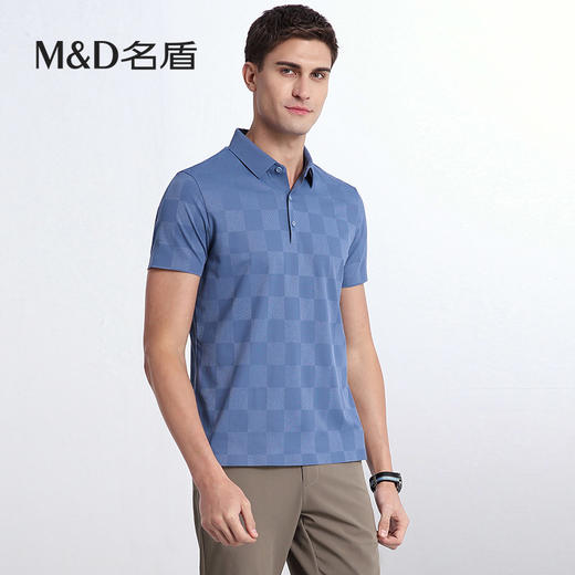 【商场同款】名盾男士短袖Polo衫夏季轻薄透气翻领短袖t恤男22541 商品图0