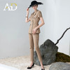AD职业套装女夏季卡其色干练西装套裤高端经理工作服美业工装正装 商品缩略图1