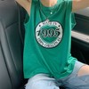【宽松背心女装无袖T恤夏季2023新款】运动美式复古韩系火上衣潮ins，又结合设计灵感，打造出了带有运动风和韩系元素的精致背心。纯色款式简洁大方，时尚又百搭。 商品缩略图1