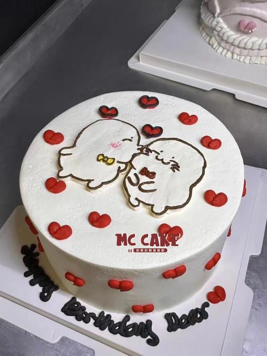 亲亲表情手绘蛋糕 商品图1