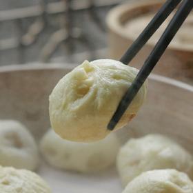 100多年历史的非遗嵊州小笼包 青菜包540克（约20个装）鲜肉和梅干菜肉包800g（约30个）