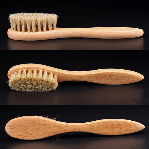 榉木猪毛刷手柄刷清洁刷鞋刷上油打蜡刷 商品图1