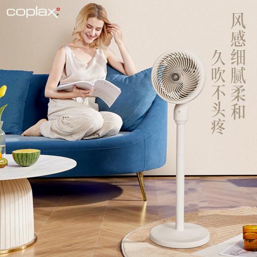 瑞士COPLAX空气循环扇静音家用台立式节能摇头变频遥控落地电风扇 商品图1