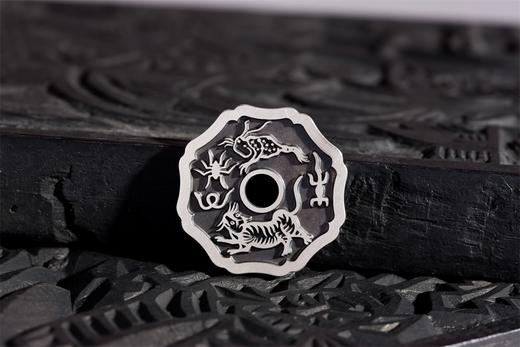 矩德泉坊 纯银手作   驱邪降福（花边2.8厘米版）655 商品图4