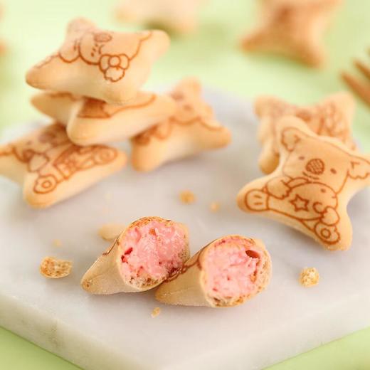 乐天小熊巧克力味夹心饼干37g/盒 商品图1