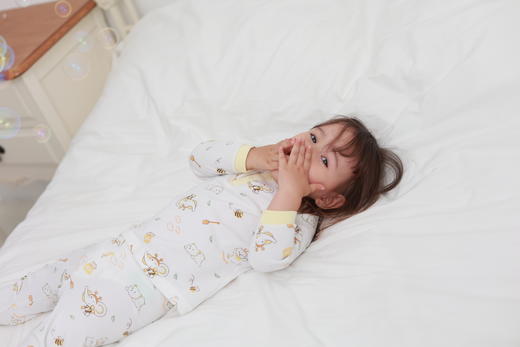 丽婴房-内衣类（秋）F2扣子套装 商品图2