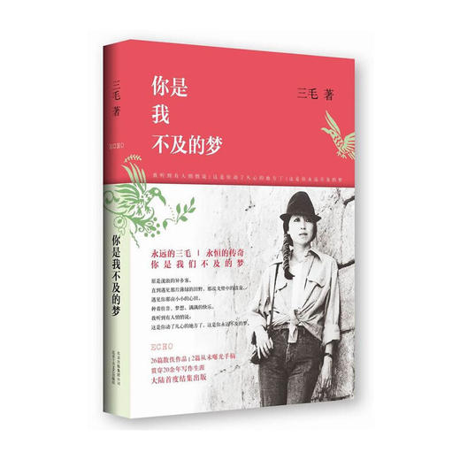 你是我不及的梦（三毛全新散文集，26篇散佚作品，大陆首度结集出版） 商品图0