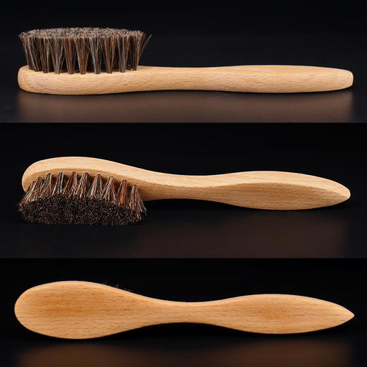 榉木马毛刷手柄刷清洁刷鞋刷上油打蜡刷 商品图5