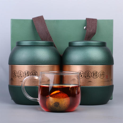 吉顺号新会小青柑桔普茶200克/罐 拍2罐送手提袋 商品图0