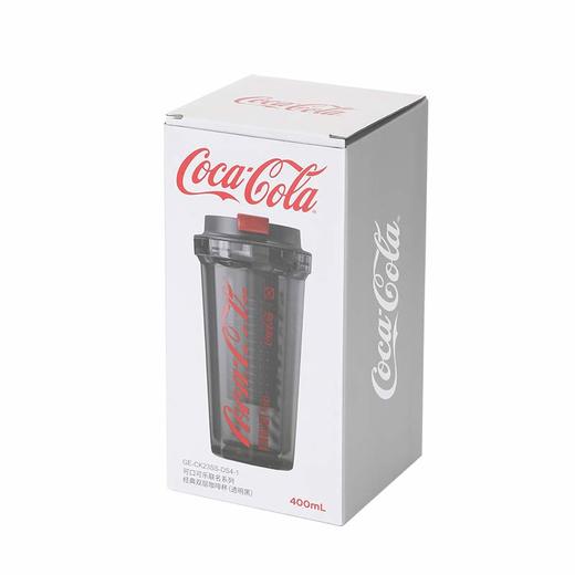 GE-CK23SS-DS4-1可口可乐联名系列经典双层咖啡杯透明黑 商品图7
