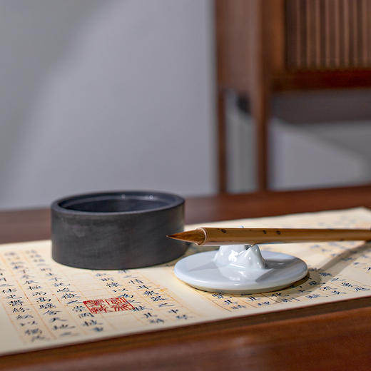 西泠印社观山·青瓷歙砚雁塔器 商品图3