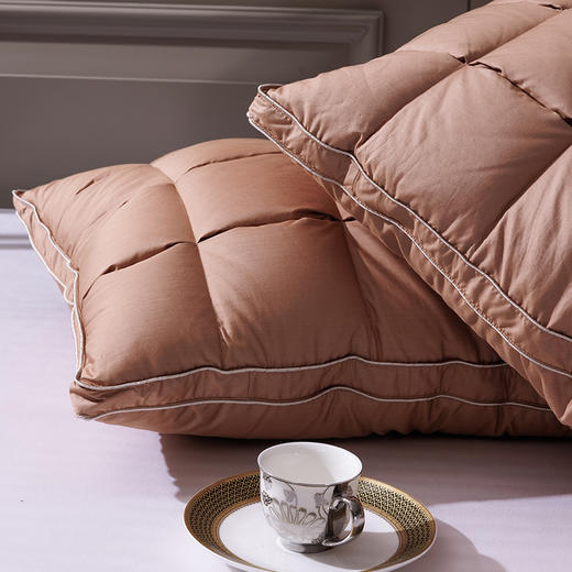 多喜爱 冬奢95白鹅绒立体魔方复合鹅绒枕cs 商品图2