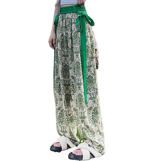 【超舒适！超显瘦！！！】清凉夏日，雪纺国风冰丝防晒凉凉阔腿裤女，舒适自如，水墨画印花；展现女性优雅休闲风范！ 商品图5