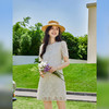 VICTORIA&VERA夏季新款小香风假口袋蕾丝短款连衣裙 商品缩略图2