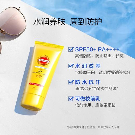 【中欧班列精选2支】日本高丝防晒霜 原装进口 SPF50+ 不粘腻防汗型水型防晒乳 60g/瓶 SHMP 商品图1