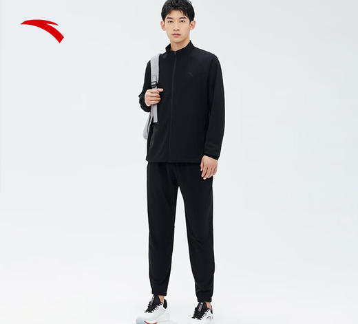 【L/3XL】安踏（ANTA）男针织运动外套2023夏季新款运动休闲通勤风衣夹克上衣152337724【库存有限，如无货将做退款，介意慎拍！】 商品图3