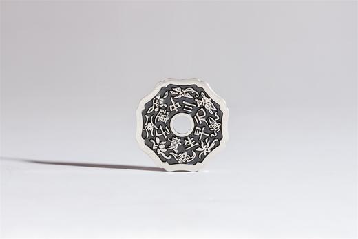 矩德泉坊 纯银手作   连中三元早生贵子（花边2.7厘米版）669 商品图1