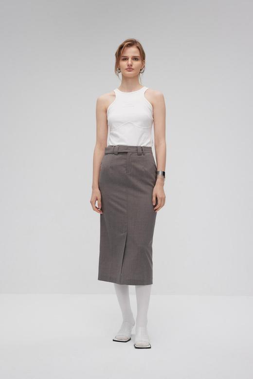 胸部结构线修身背心 商品图0