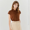 【桑蚕丝短袖上衣】23年夏季新品女士真丝上衣时尚短袖薄款T恤 商品缩略图0
