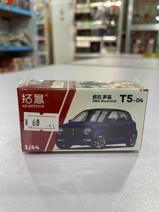 拓意合金车  T5-4	欧拉黑猫-紫色变色龙 商品图0