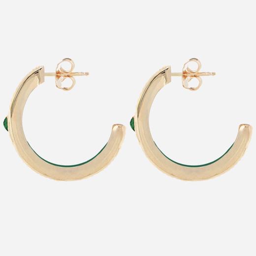 订购10周到｜Acchitto-GREATEFULL- 复古绿 密语 感激 耳环［意大利设计师］ 商品图2