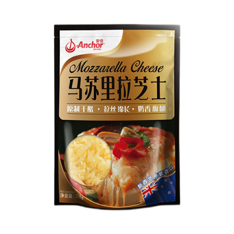 安佳马苏里拉芝士碎 208g