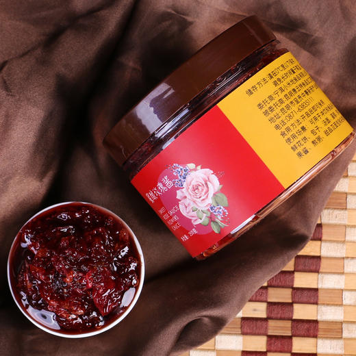 【吉顺号食品】云南鲜花玫瑰酱新鲜玫瑰花加蜂蜜酿制作250g 商品图0