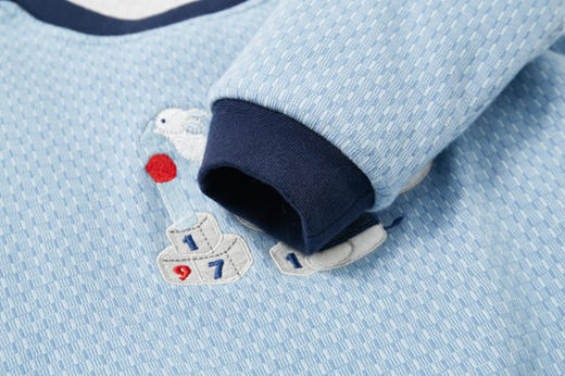 丽婴房-童衣类（冬）E1上衣背心式上衣海蓝宝蓝 商品图3