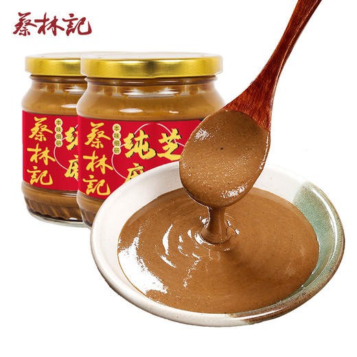 蔡林记纯芝麻酱250g*2瓶 石磨研磨芝麻酱武汉热干面拌面调料酱 商品图5