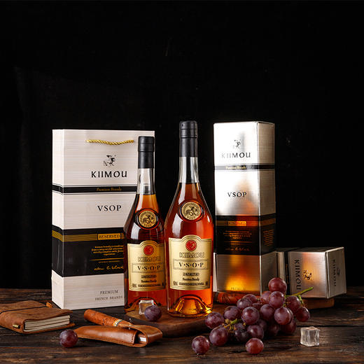 【2瓶】格伦芬帝希慕VSOP白兰地40%VOL700ml×2瓶法国原酒进口国内罐装洋酒 商品图1